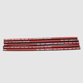 SAE 100 R1AT High Pressure Hydraulic Hose , Wire Braided Rubber Hose
