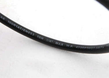 Hydraulic Rubber Hose Pipe , I.D. 1 / 4&quot; Hydraulic Hose 100M Length