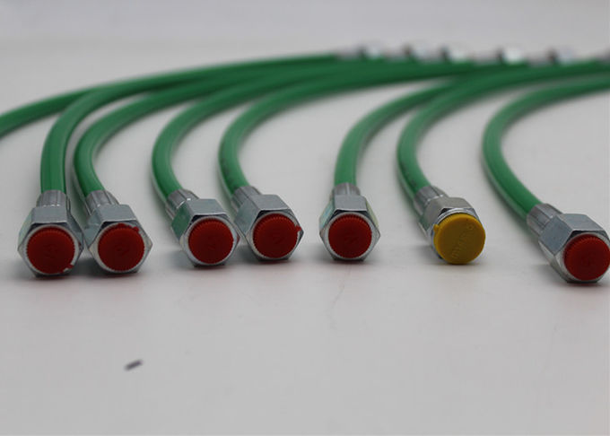 Smooth Nylon / Polyurethane High Pressure Test Hose with M14*1.5 Connectors 0